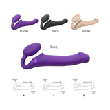 Strap-On-Me Vibrating Strapless Dildo in Purple