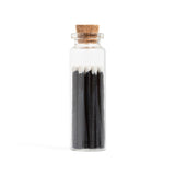 Apothecary Vial of Matches in Black & White