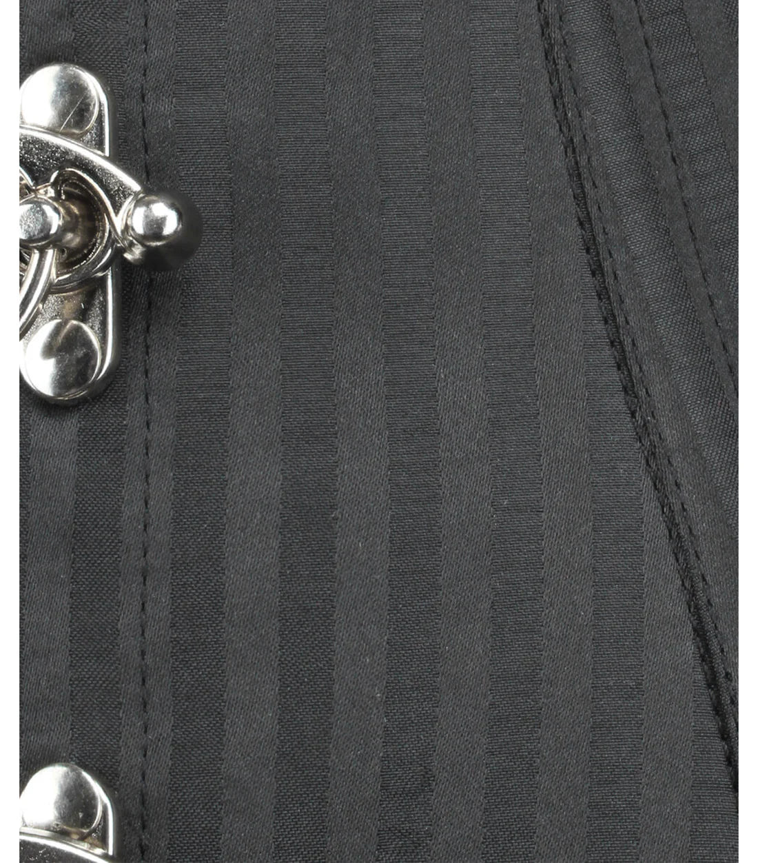 Dapper Stripes Overbust with Steampunk Clasps