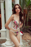 Kilo Brava Embroidery Bustier in Multi Floral