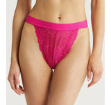 Kilo Brava Lace Thong in Azalea Pink