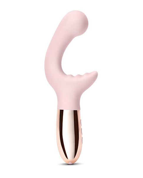 Le Wand XO Dual Vibrator in Rose Gold