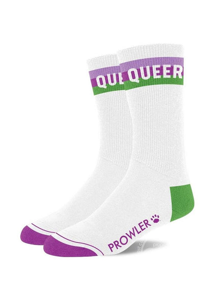 Prowler Pride Queer Socks in White