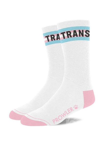 Prowler Trans Pride Socks in White