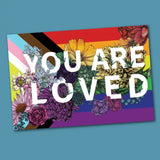 You Are Loved Pride Sticker by Transpainter