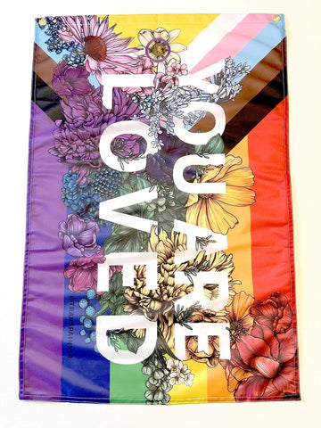 You are Loved Progressive Pride Flag by Transpainter