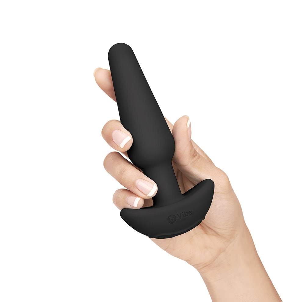 B-Vibe Anal Training Plug & Accessories Set in Black