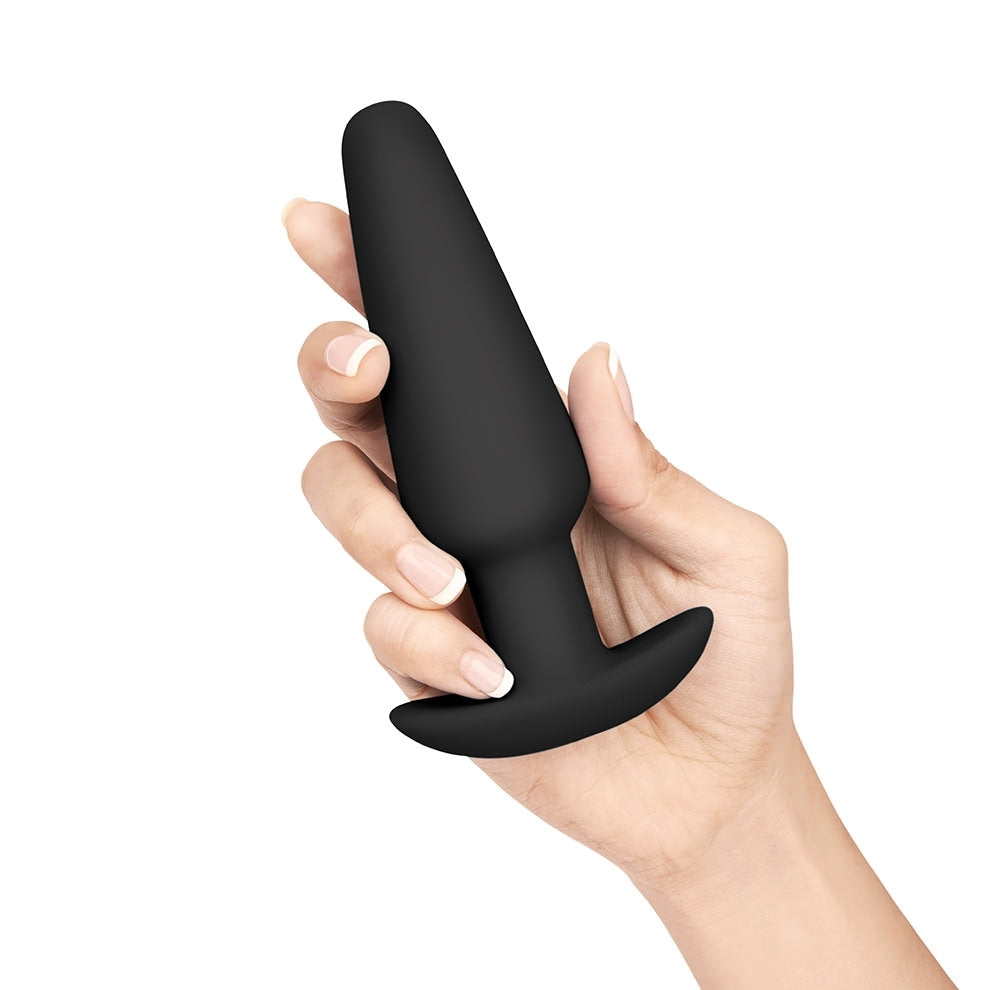 B-Vibe Anal Training Plug & Accessories Set in Black