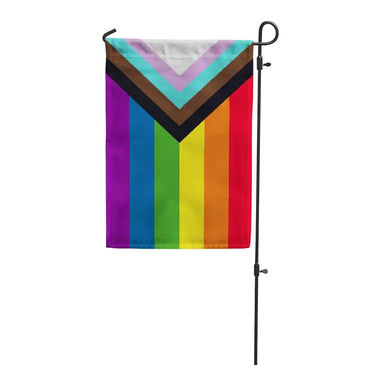 Progress LGBTQ+ Pride Garden Flag