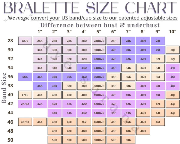 size chart for uye surana