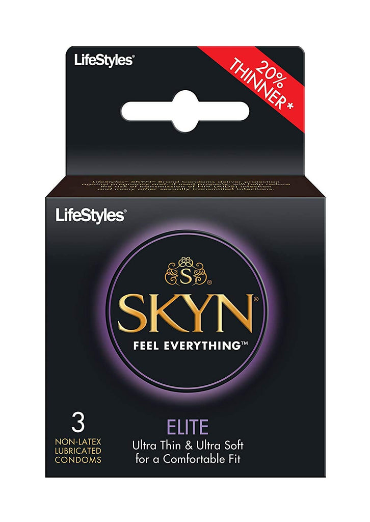 Skyn Elite Ultra Thin Condoms, Lotus Blooms