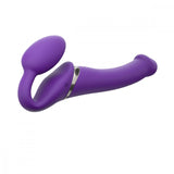 Strap-On-Me Vibrating Strapless Dildo in Purple